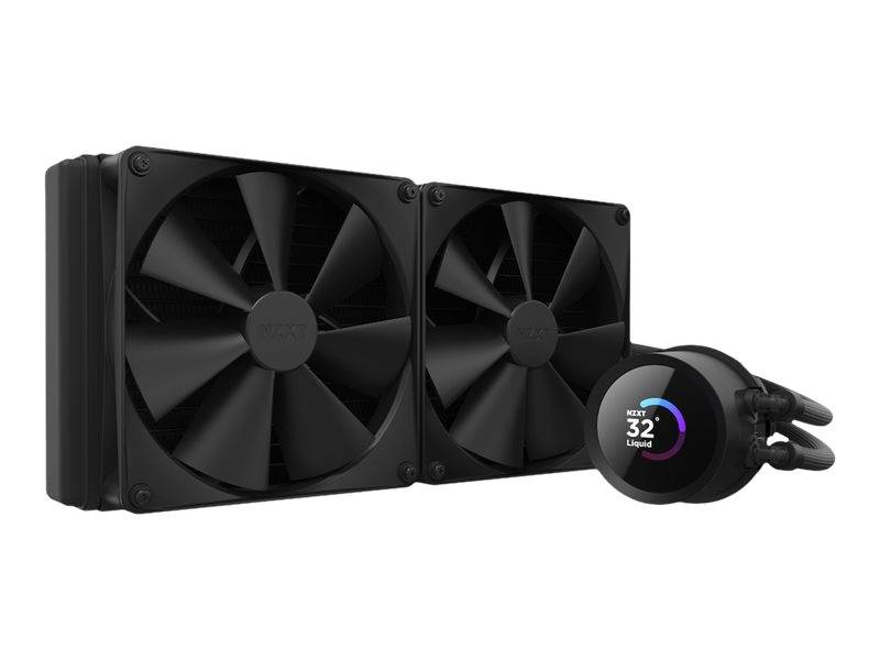 NZXT Kraken 280 - Prozessor-Flüssigkeitskühlsystem - mit LCD-Display - (für: LGA115x Socket, LGA1200, LGA1700, AM4, AM5,-0