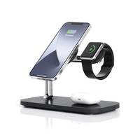 RealPower ChargeAIR Mag, Drinnen, USB, Kabelloses Aufladen, Schwarz-0