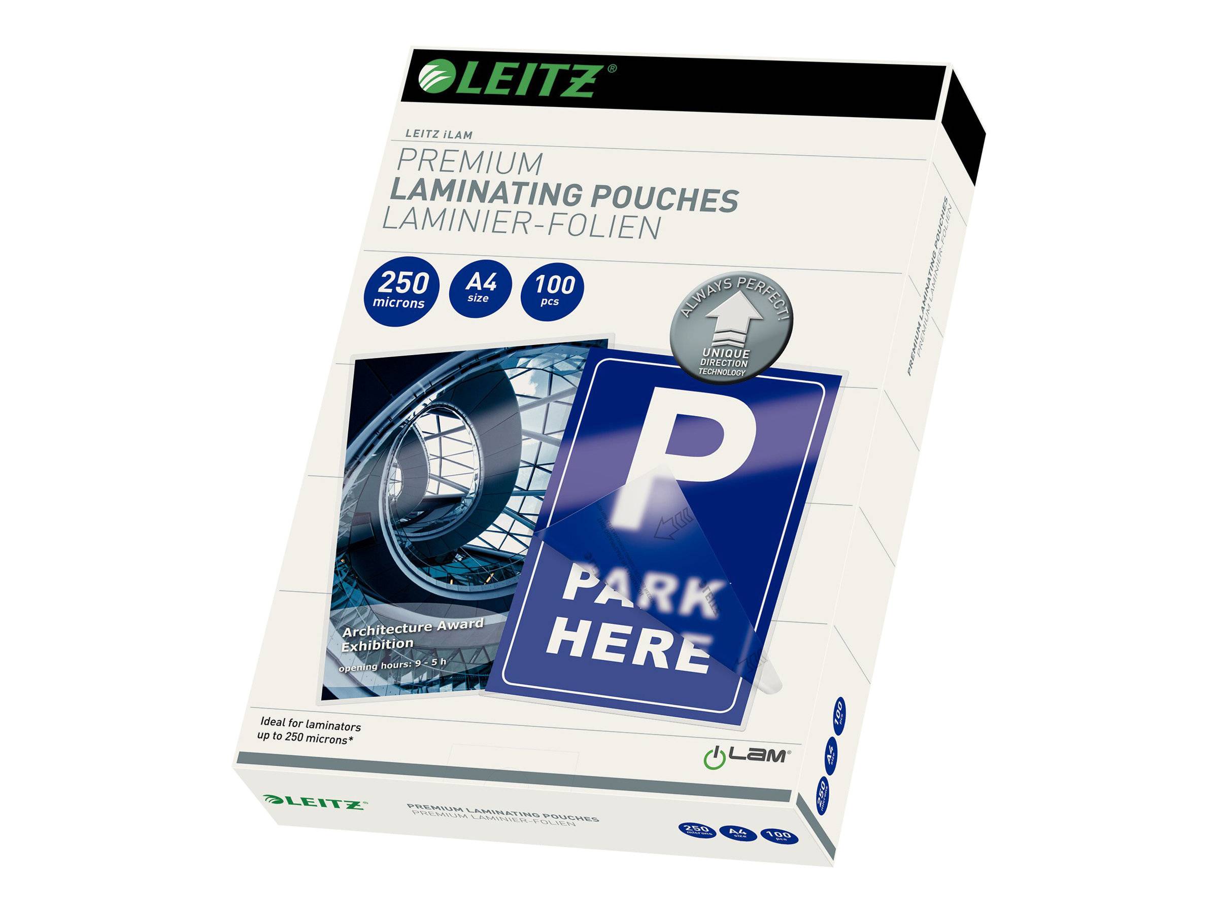 ESSELTE LEITZ - Leitz - Glänzend, kristallklar - A4 (210 x 297-0