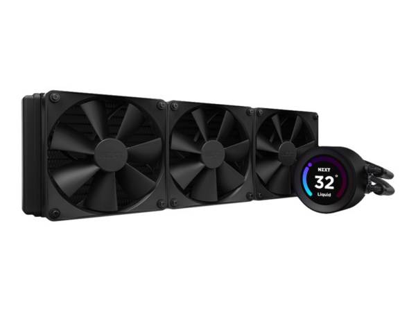 NZXT Kraken Elite 360 - Prozessor-Flüssigkeitskühlsystem - mit LCD-Display - (für: LGA115x Socket, LGA1200, LGA1700, AM4