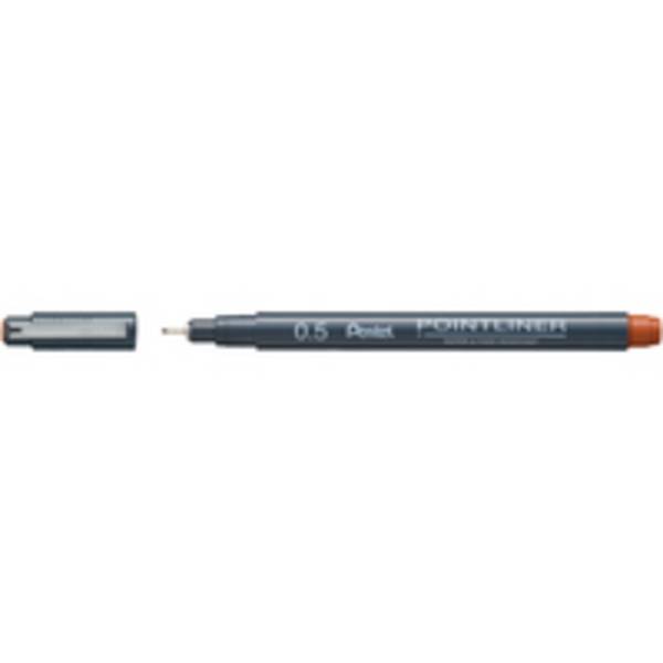 Pentel S20P-5SG, Stick-Kugelschreiber, Braun, 1 Stück(e), Fein