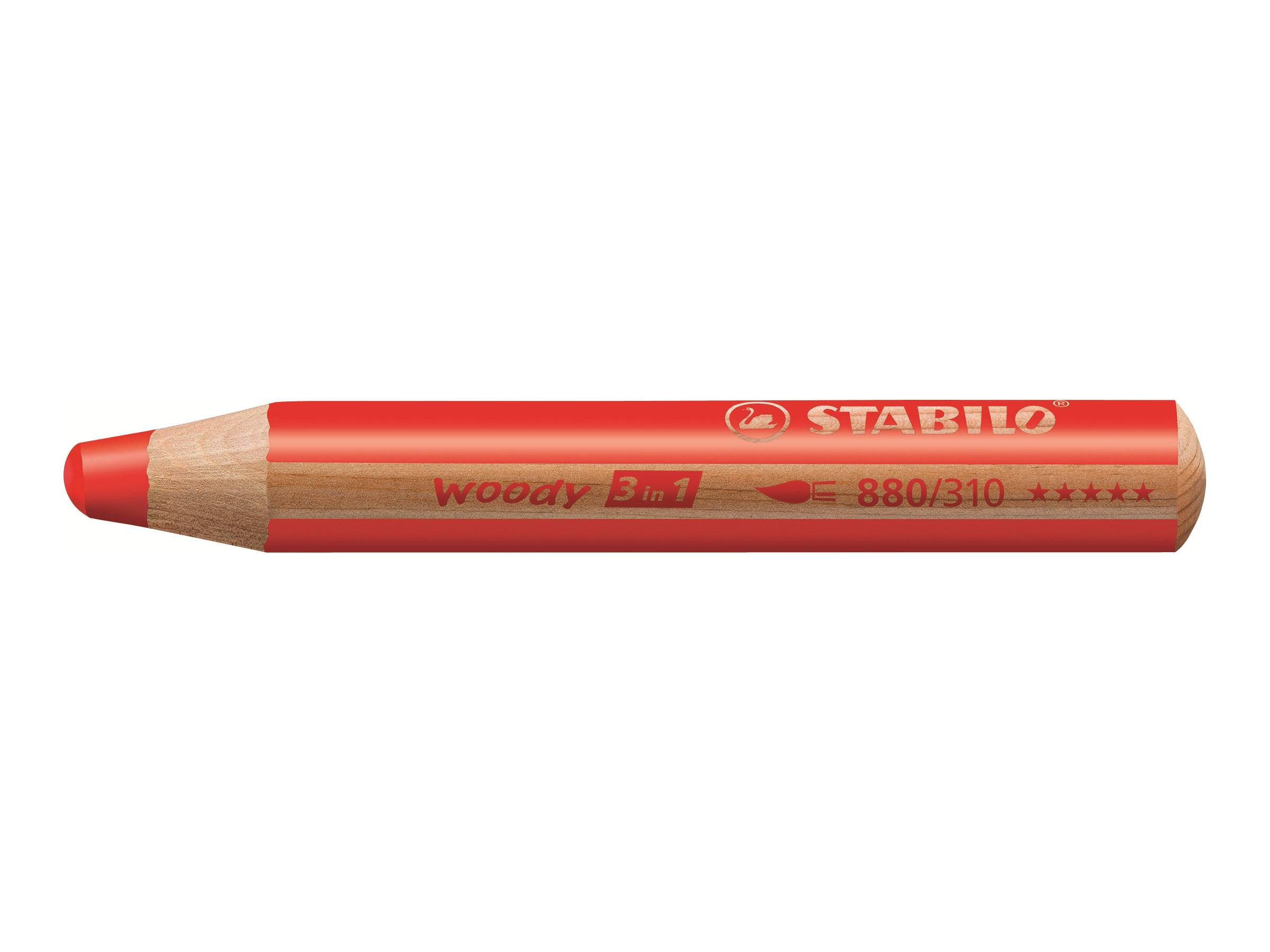 STABILO woody 3 in 1 - Farbstift - für Glas, Leder, Metall-0