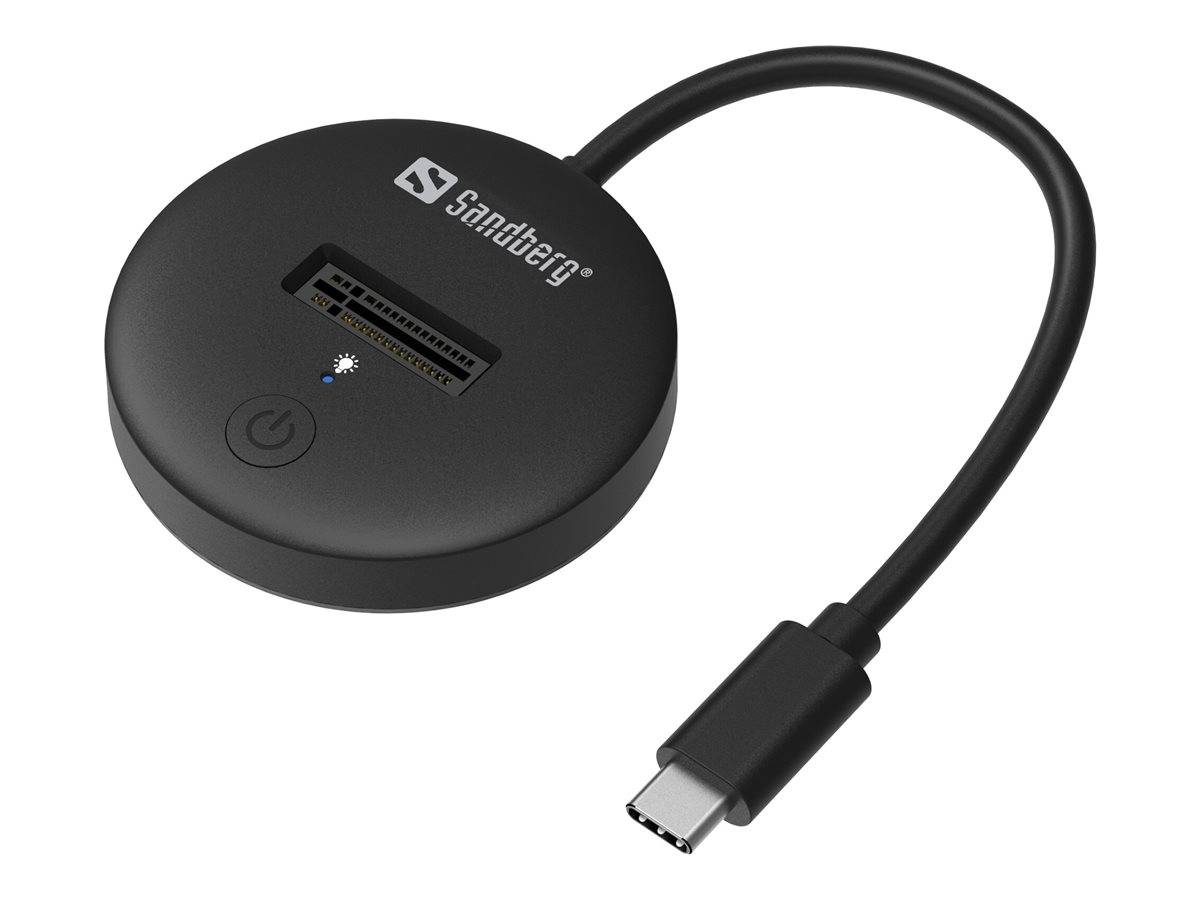 Sandberg - SSD-Dockingstation Schächte: 1 - M.2 - M.2 NVMe Card - USB-C 3.2 (Gen 2)-0