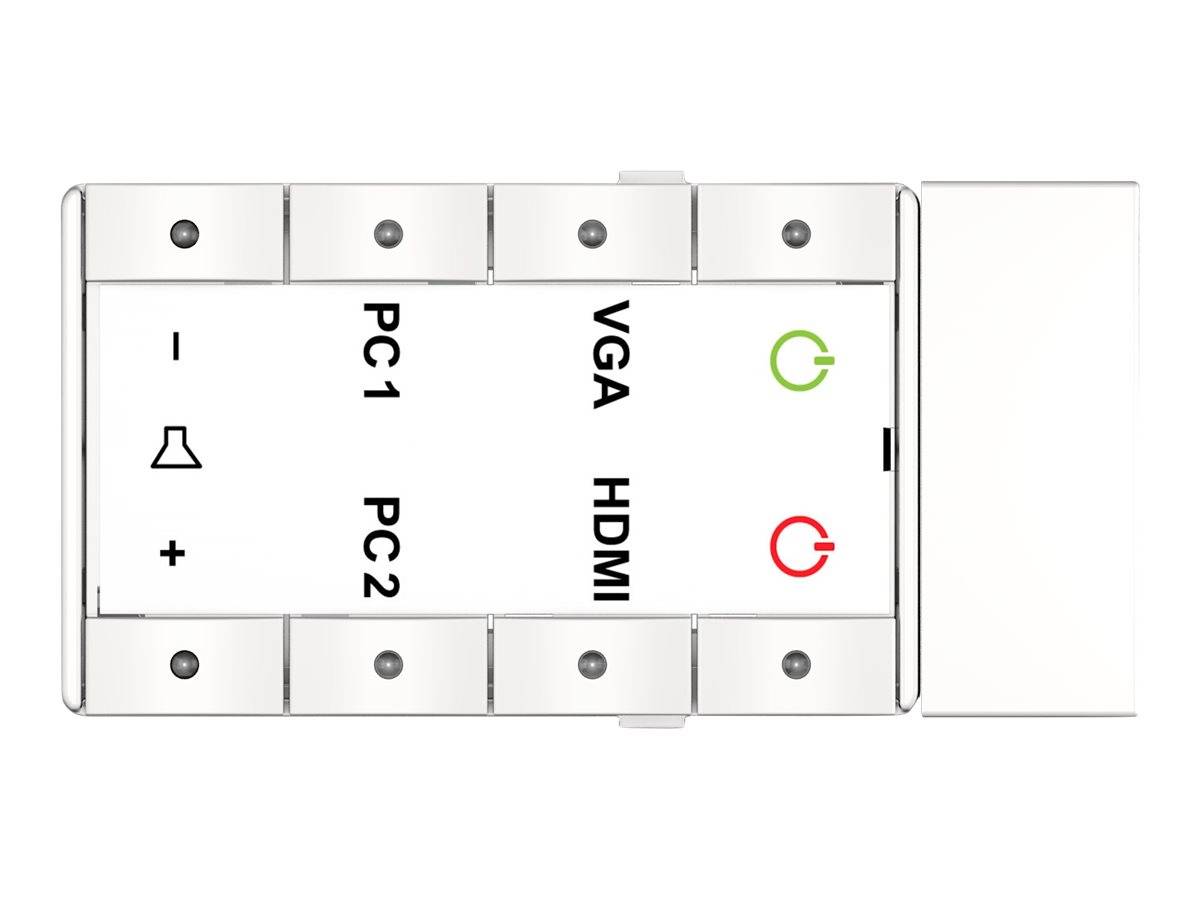 Kindermann Neets EcHo - Tastenbedienfelder - 8 Tasten - Kabel - weiß - RAL 9003-0