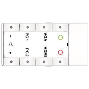 Kindermann Neets EcHo - Tastenbedienfelder - 8 Tasten - Kabel - weiß - RAL 9003-1