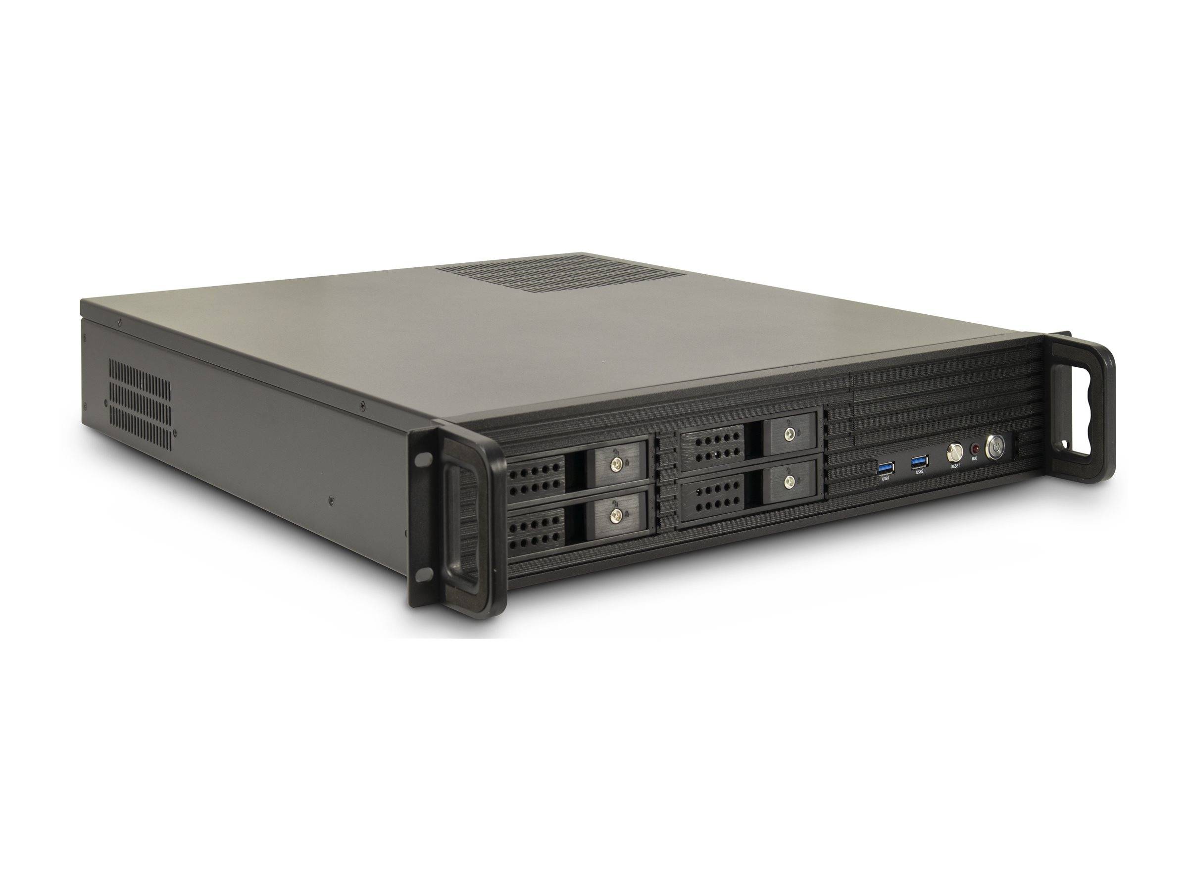 Inter-Tech IPC 2U-2504 - Rack-Montage - micro ATX - SATA - Hot-Swap - keine Spannungsversorgung (ATX)-0