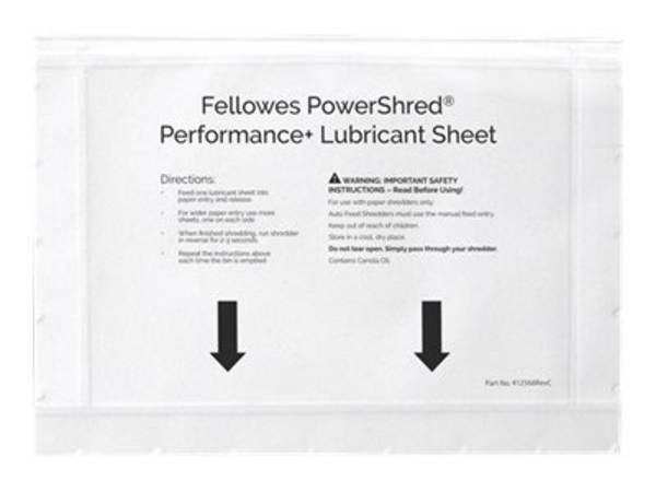 Fellowes POWERSHRED Performance+ Ölblätter 10 Stk. Multimedia-Technik Zubehör