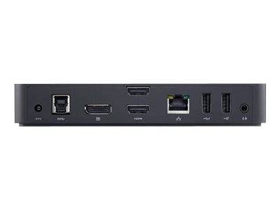 Dell Docking Station - Dockingstation - USB - 2 x HDMI, DP - 1GbE - für Inspiron 13 7375 2-in-1, 5459; XPS 13 (9343)-0