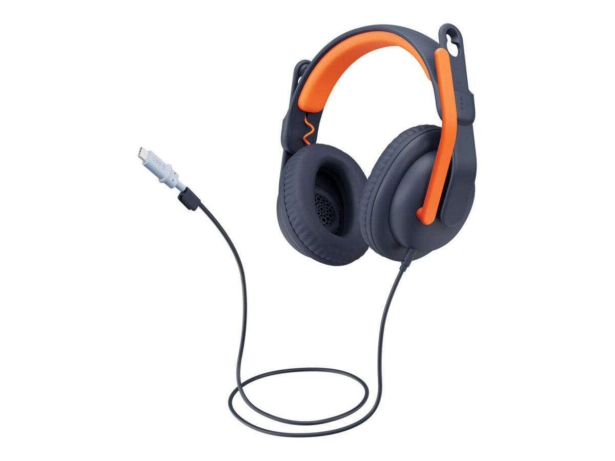 Logitech Zone Learn Wired Over-Ear Headset for Learners, USB-C-1