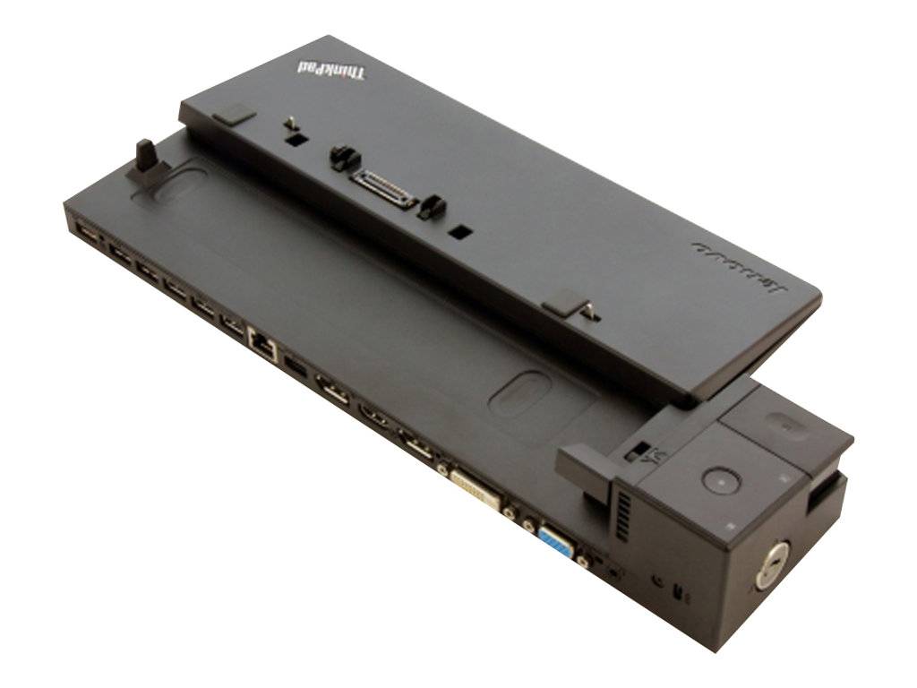 Lenovo ThinkPad Ultra Dock - Port Replicator - VGA, DVI, HDMI, 2 x DP - 90 Watt - Großbritannien und Nordirland - für Th-1