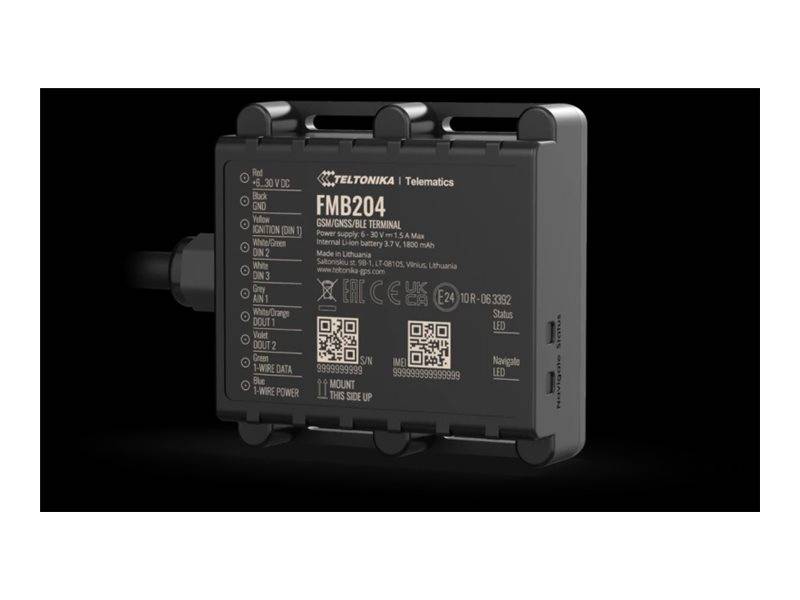 Teltonika FMB204 - GPS/GLONASS/GALILEO/BeiDou/QZSS Tracking-Gerät - 128 MB-3