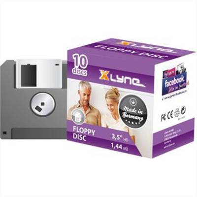 MediaRange - 10 x Diskette - 1.44 MB - Schwarz-0