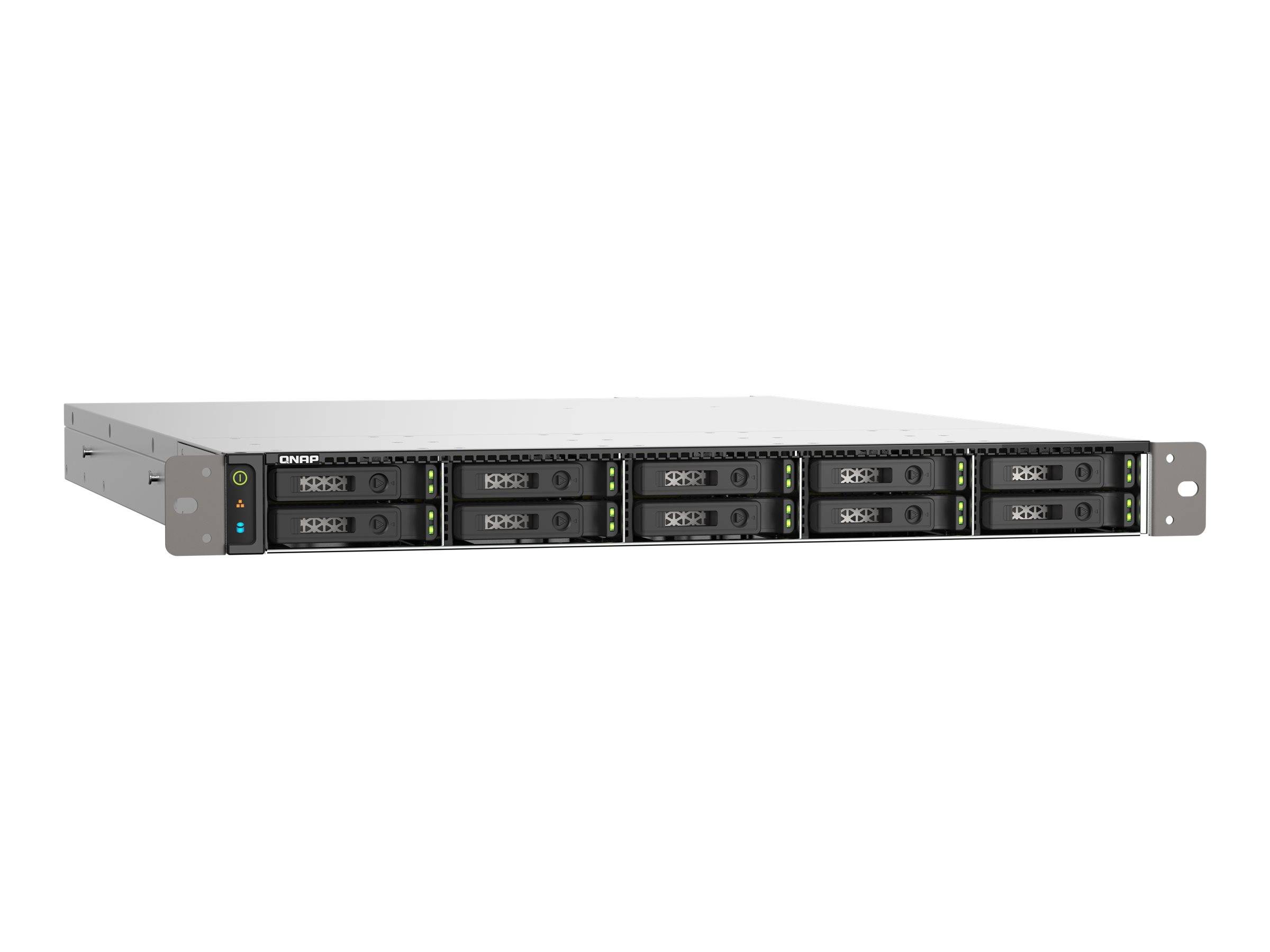 QNAP TS-h1090FU - NAS-Server - 10 Schächte - Rack - einbaufähig - SATA 6Gb/s / PCIe (NVMe)-4