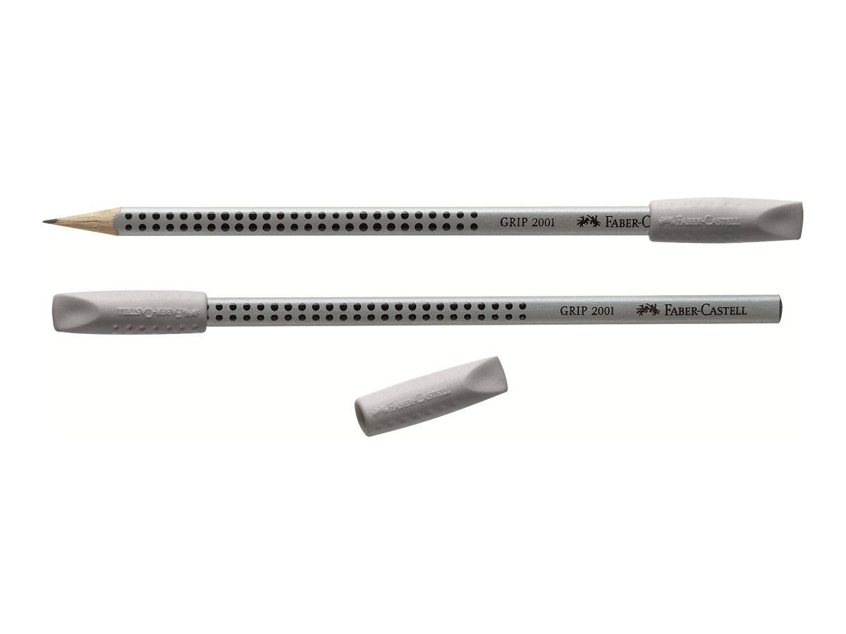 Bleistift GRIP 2001 Dreieckform 2B silbergrau-1
