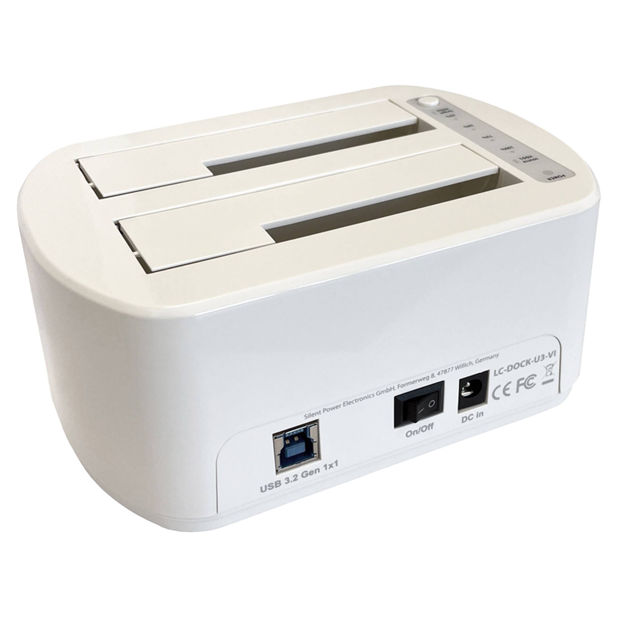 LC-POWER - LC Power LC-DOCK-U3-VI - HDD / SSD Dockingstation - 2.5"", 3.5"" (6.4 cm, 8.9 cm)-2