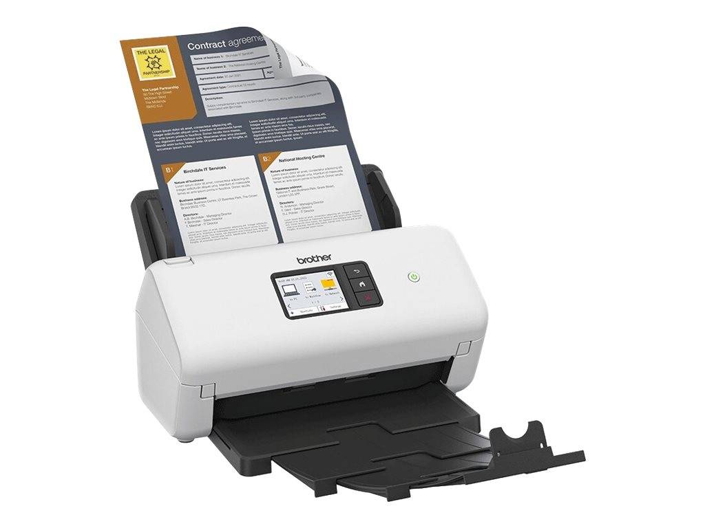 Brother ADS-4500W - Dokumentenscanner - Dual CIS - Duplex - A4 - 600 dpi x 600 dpi - bis zu 35 Seiten/Min. (einfarbig)-0