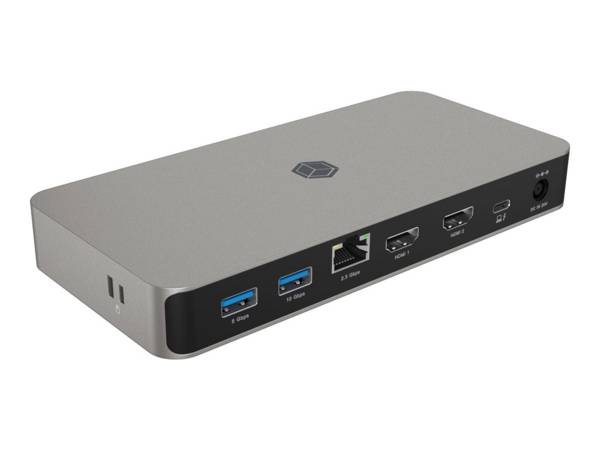 IB-DK2880-C41, DockingStation USB4® Type-C® auf 2x HDMI® 2.1, 2,5 Gigabit LAN, 3x USB 3.2 Gen 2 Type-A, 1x Audiokombo