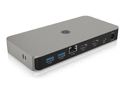 IB-DK2880-C41, DockingStation USB4® Type-C® auf 2x HDMI® 2.1, 2,5 Gigabit LAN, 3x USB 3.2 Gen 2 Type-A, 1x Audiokombo-1