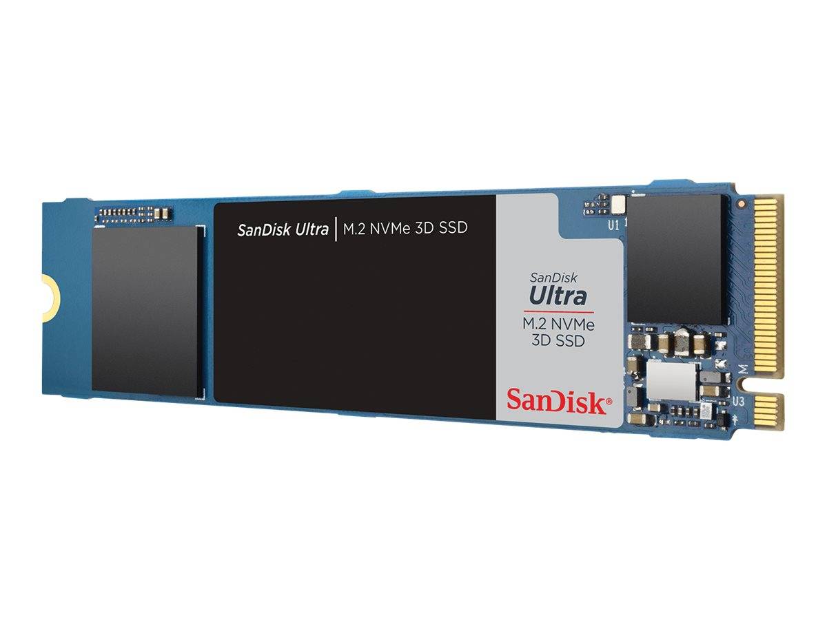 SanDisk Ultra 3D - SSD - 500 GB - intern - M.2 2280 - PCIe 3.0 x4 (NVMe)-1