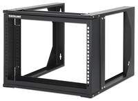 Intellinet - Schrank offener Rahmen - 2 Pfosten - geeignet für Wandmontage - Schwarz, RAL 9004 - 6U - 48.3 cm (19"")-1