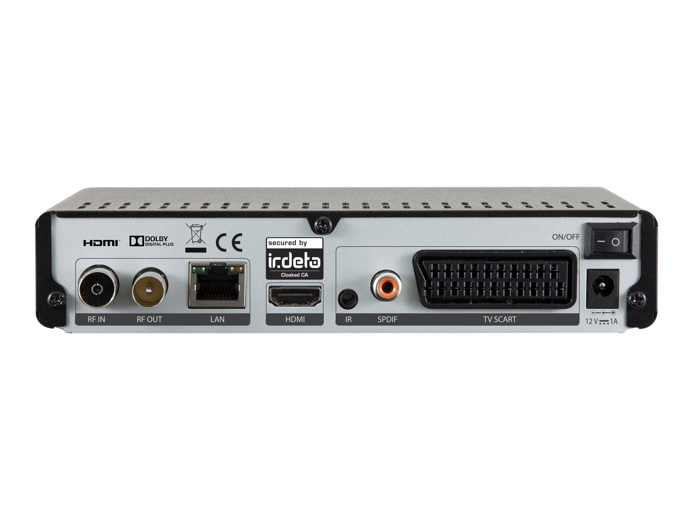 DigitalBox Imperial T2 IR Plus - Digitaler Multimedia-Receiver - Schwarz-1