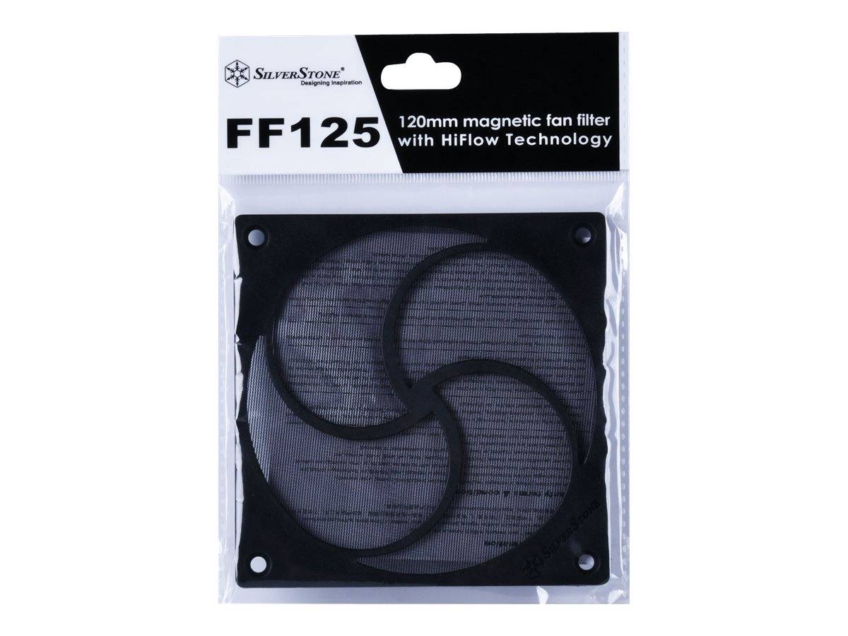 SilverStone FF125B - Lüftergitter mit Filter-0