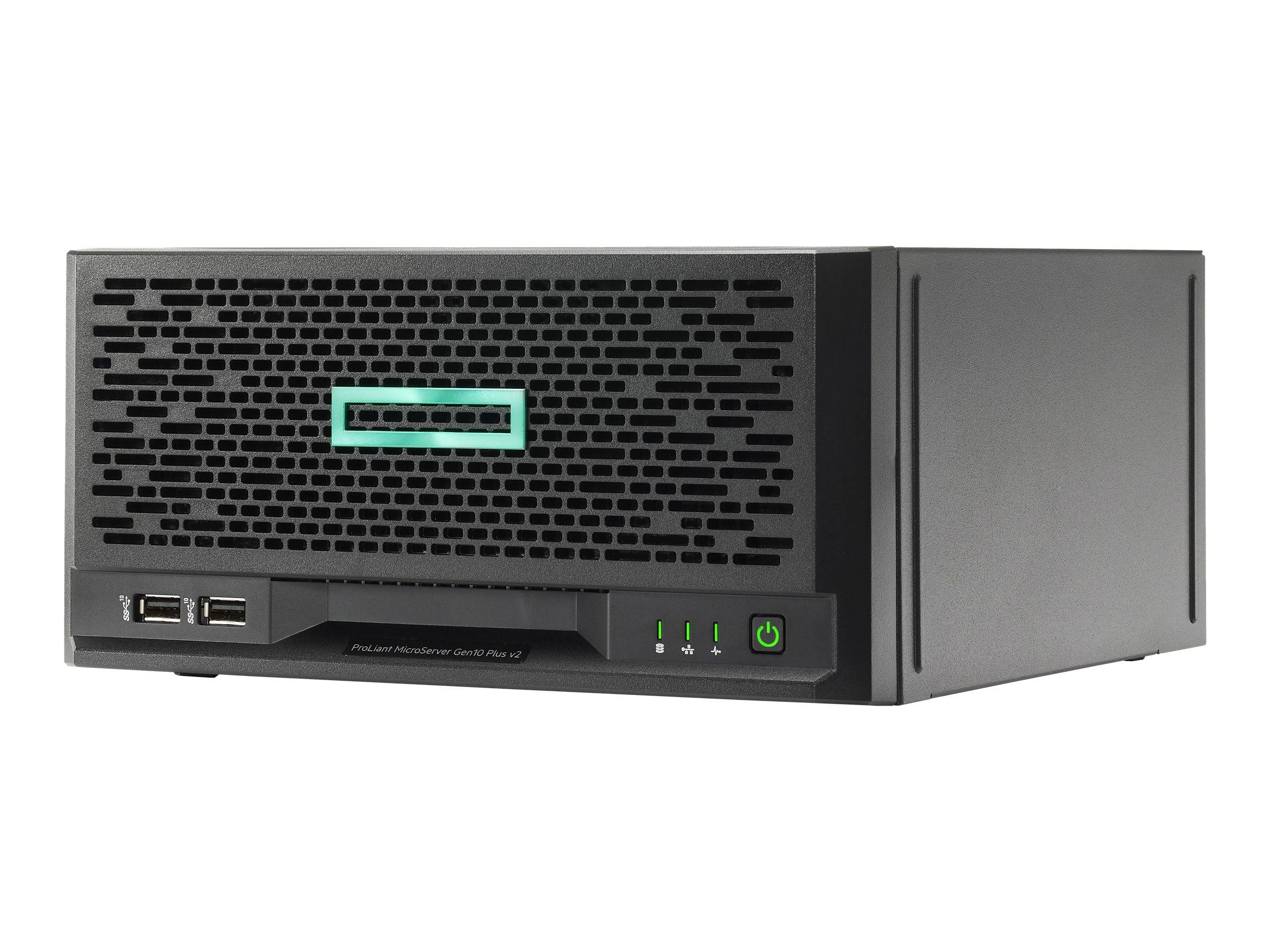 HPE ProLiant MicroServer Gen10 Plus v2 Performance 1 - Server - Ultra-Micro-Tower - 1-Weg - 1 x Xeon E-2314 / 2.8 GHz --0
