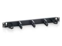 Equip - Kabelführungsplatte für Schaltschrank - Schwarz, RAL 9005 - 1U - 48.3 cm (19"")-2