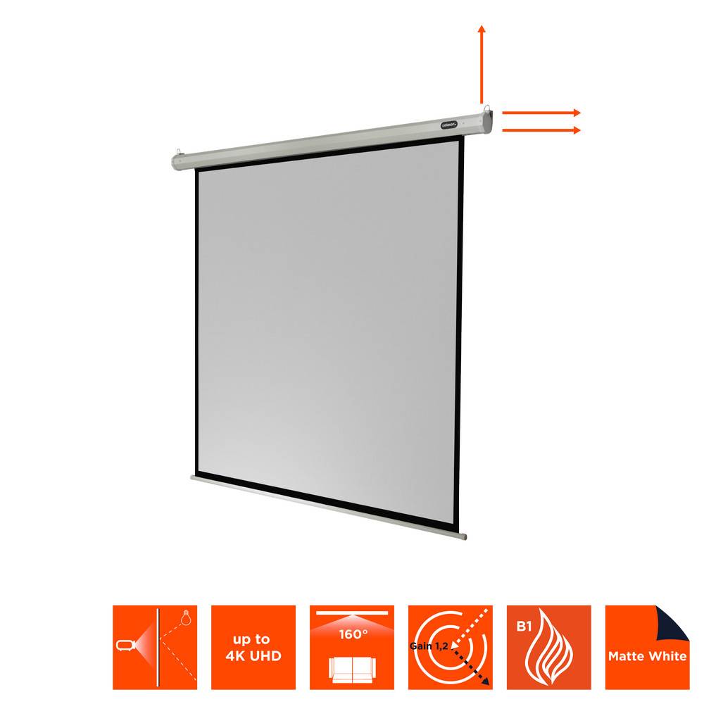 celexon Leinwand Motor Economy 120 x 120 cm - 67"-4