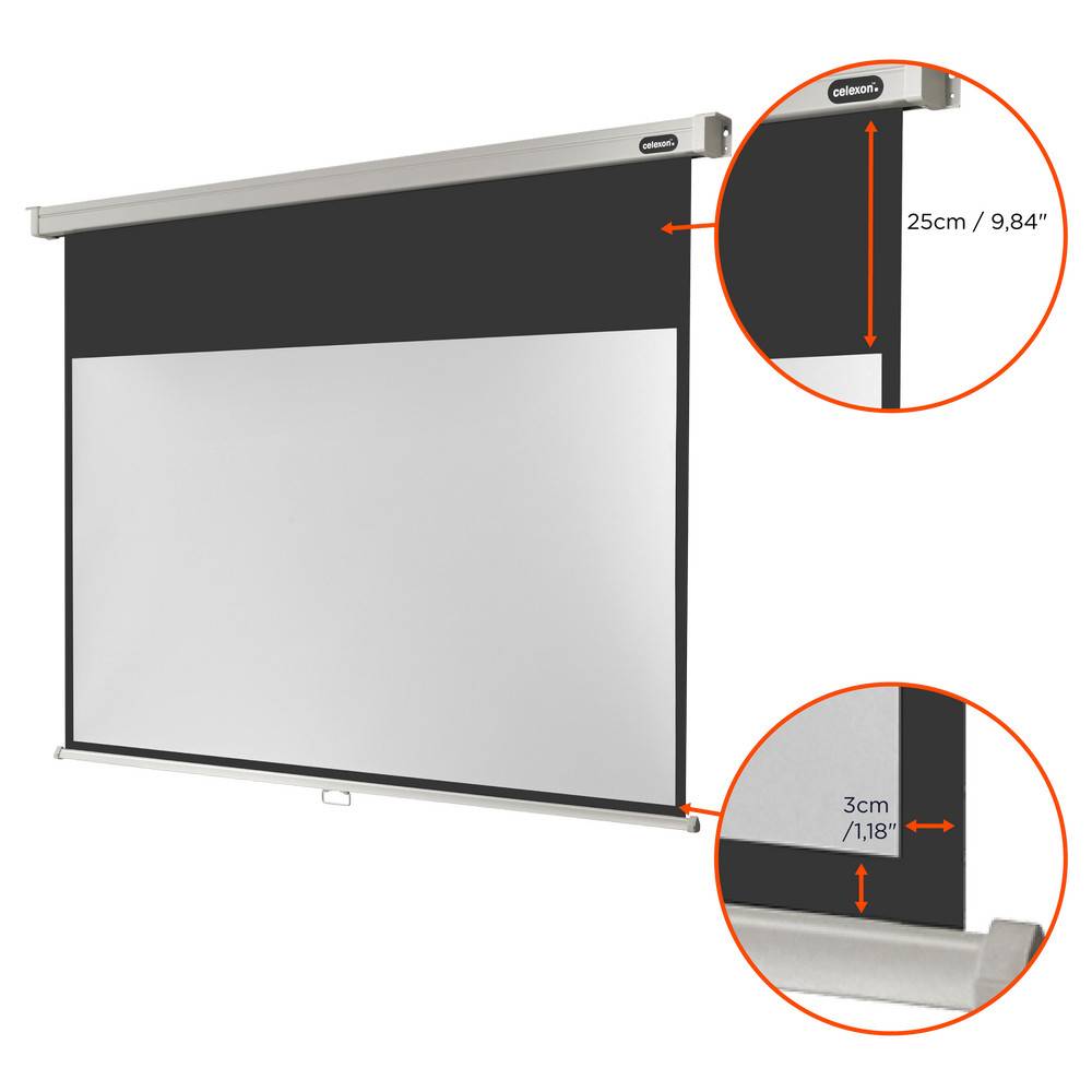 celexon Leinwand Rollo Professional 200 x 113 cm - 90"-2