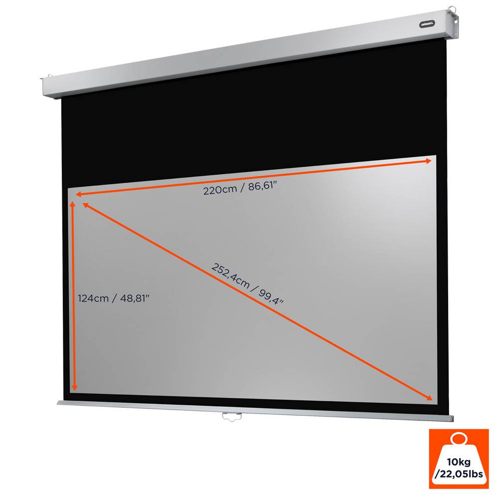 celexon Leinwand Rollo Professional Plus 220 x 124 cm - 99"-1