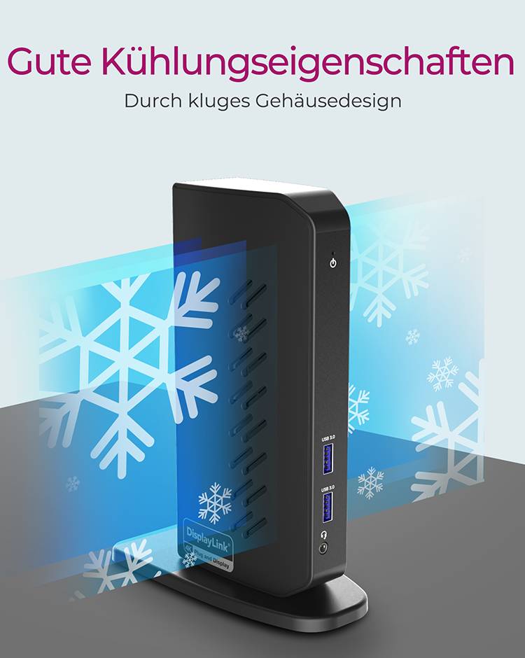 IB-DK2252AC, USB 3.2 Gen 1 Notebook DockingStation, USB 3.2 Gen 1 auf: 6x USB 3.2 Gen 1+2x DP™, 2x HDMI®+1x GigabitLAN-1