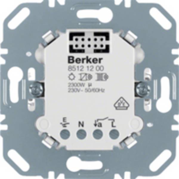 Berker 85121200, Metallisch, Weiß, 230 V, 50 - 60 Hz, 1500 VA, -5 - 45 °C