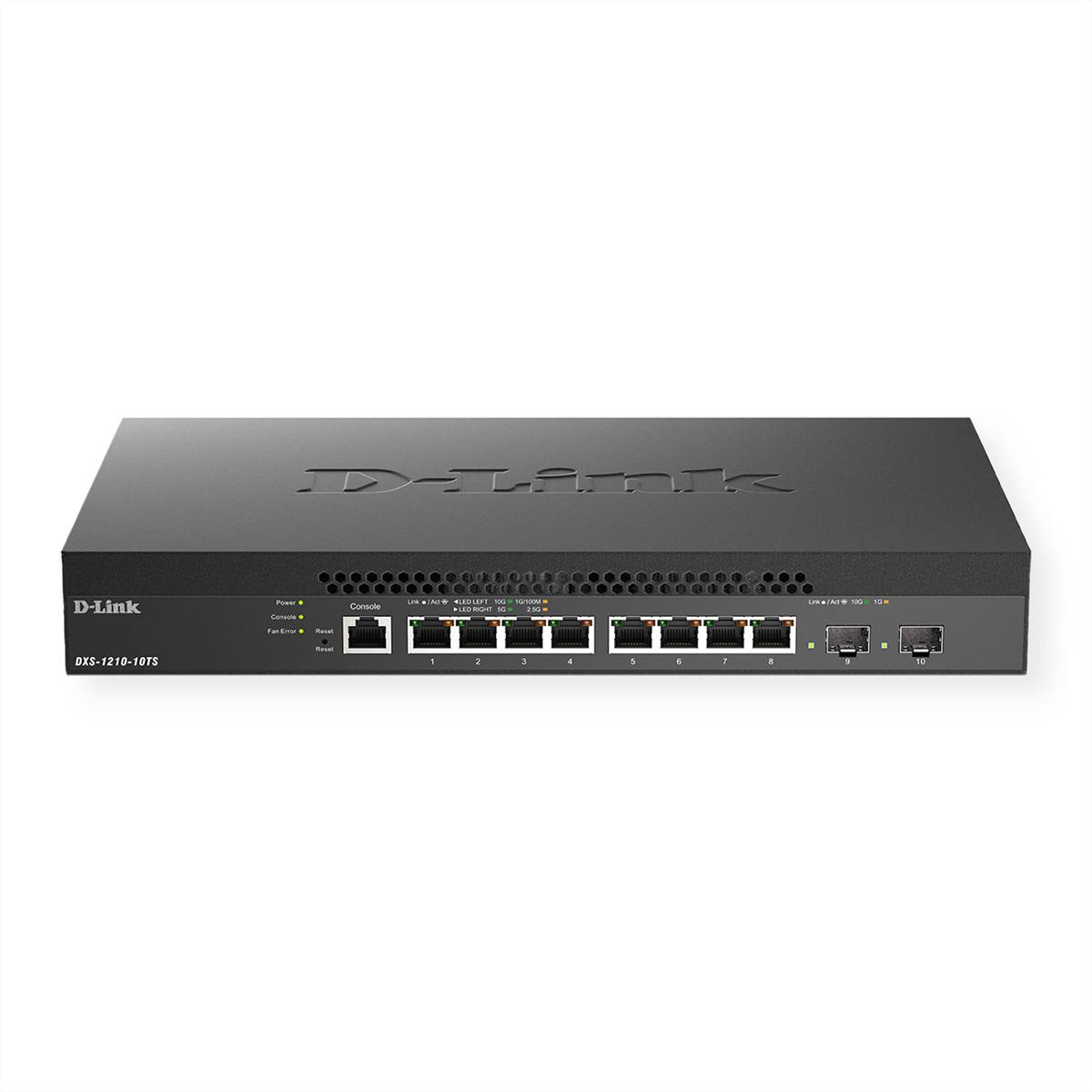 D-Link DXS 1210-10TS - Switch - Smart - 8 x 10GBase-T + 2 x SFP+-1