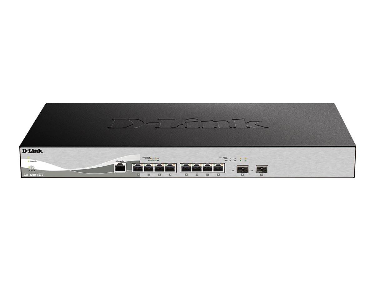 D-Link DXS 1210-10TS - Switch - Smart - 8 x 10GBase-T + 2 x SFP+-2