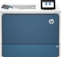 HP Color LaserJet Enterprise X55745dn Drucker, Drucken, USB-Flash-Laufwerkanschluss (vorne); Optionale Fächer mit hoher-0