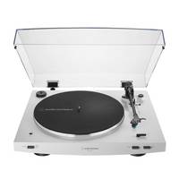 Audio-Technica AT-LP3XBTWH, Audio-Plattenspieler mit Riemenantrieb, Vollautomatisch, Weiß, Aluminium, 33 1/3,45 RPM, DC--0