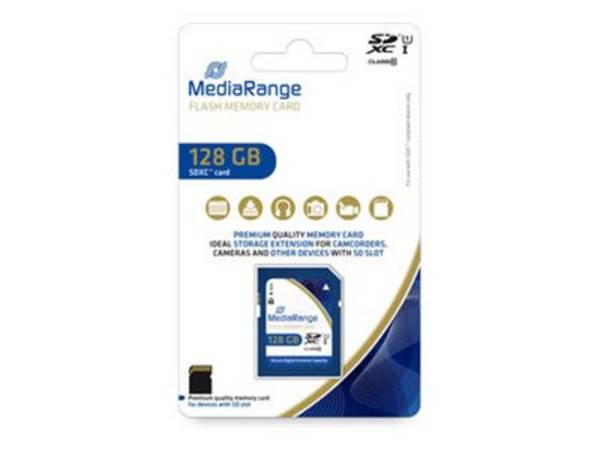 MediaRange MR969 - Flash-Speicherkarte - 128 GB