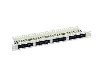 equip ISDN So Patch Panel - Patch Panel - CAT 3 - Schwarz - 1U - 48.3 cm (19"")-0