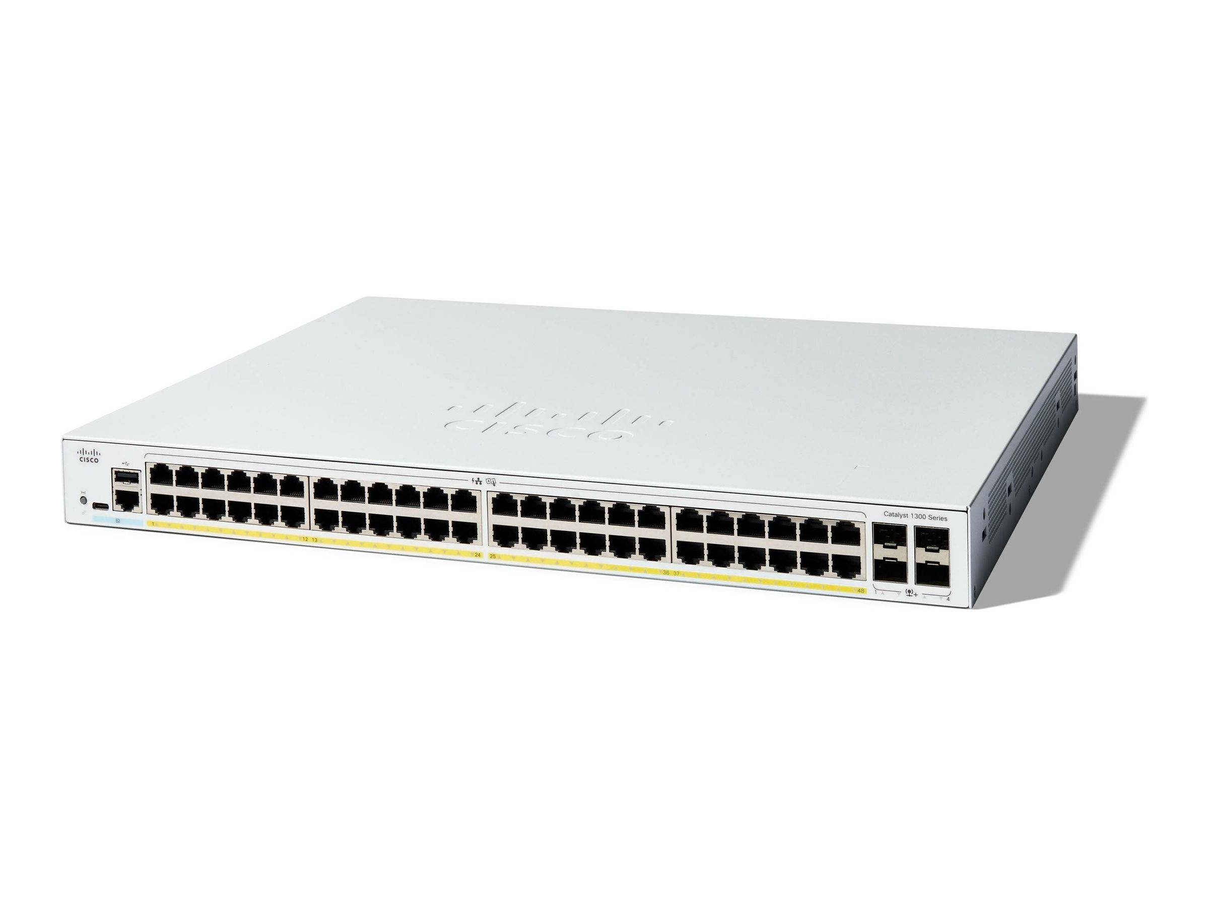 Cisco Catalyst 1300-48FP-4X - Switch - L3 - managed - 48 x 10/100/1000 (PoE+)-0