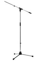 König & Meyer 21060-300-02, Gerader Mikrofonständer, Stativ-Basis, Chrom, Stahl, 3/8 Zoll, 92,5 cm