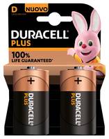 Duracell Plus 100 D, Einwegbatterie, D, Alkali, 1,5 V, 2 Stück(e), Mehrfarbig-1