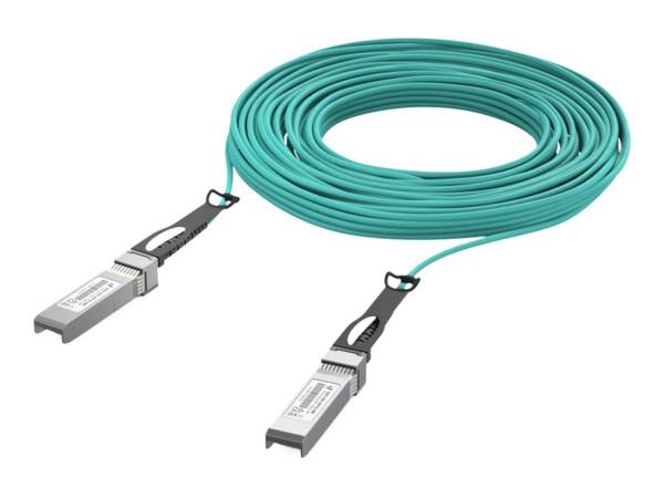 Ubiquiti - 10GBase-AOC direct attach cable - SFP+ zu SFP+ - 30 m - 3 mm - Glasfaser - Active Optical Cable (AOC)