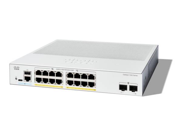 Cisco Catalyst 1200-16P-2G - Switch - L3 - Smart - 16 x 10/100/1000 (PoE+)
