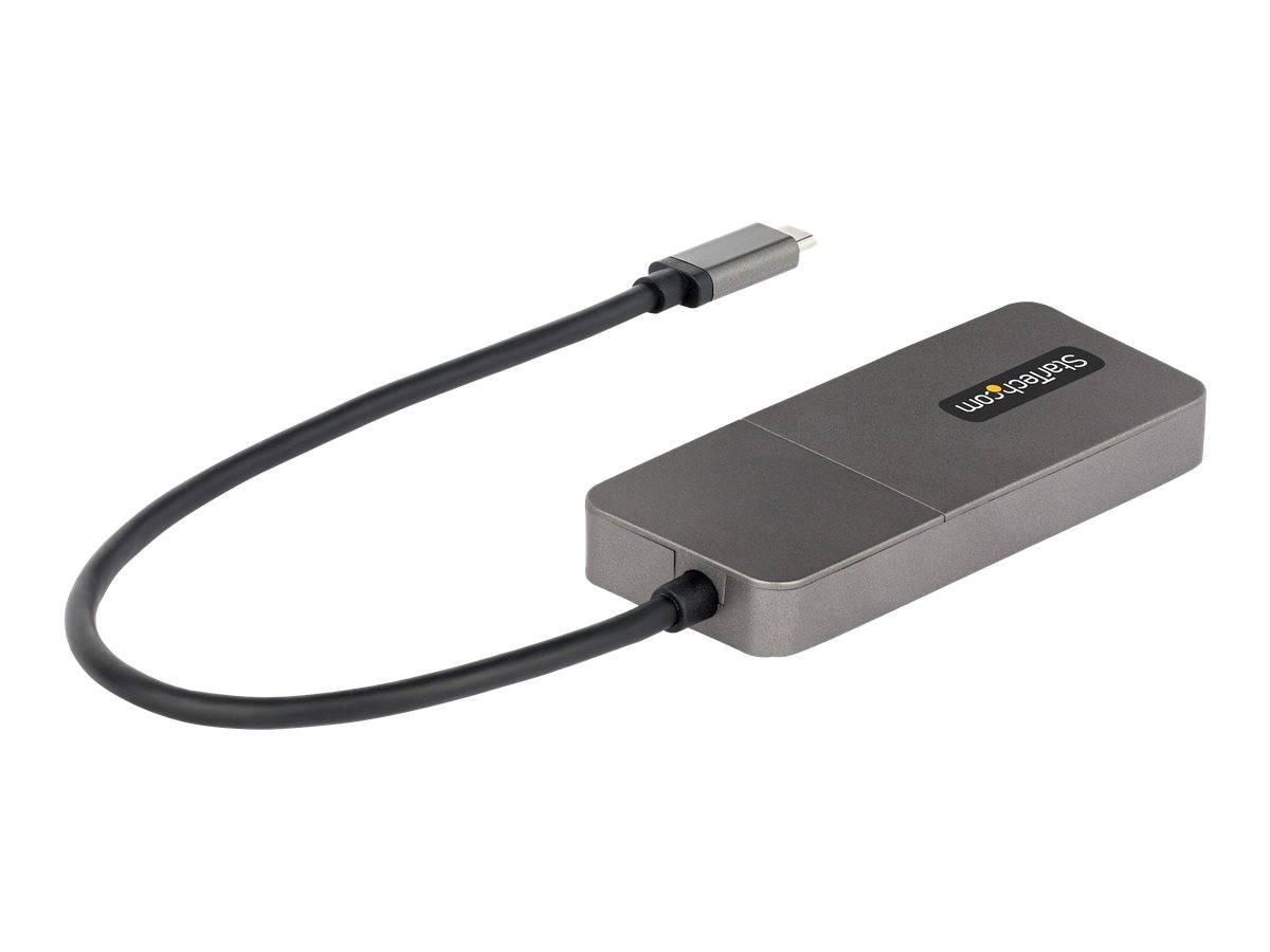 StarTech.com 3-Port USB-C MST Hub, USB Type-C to 3x HDMI Multi-Monitor Adapter for Laptop, Triple HDMI up to 4K 60Hz w/-2