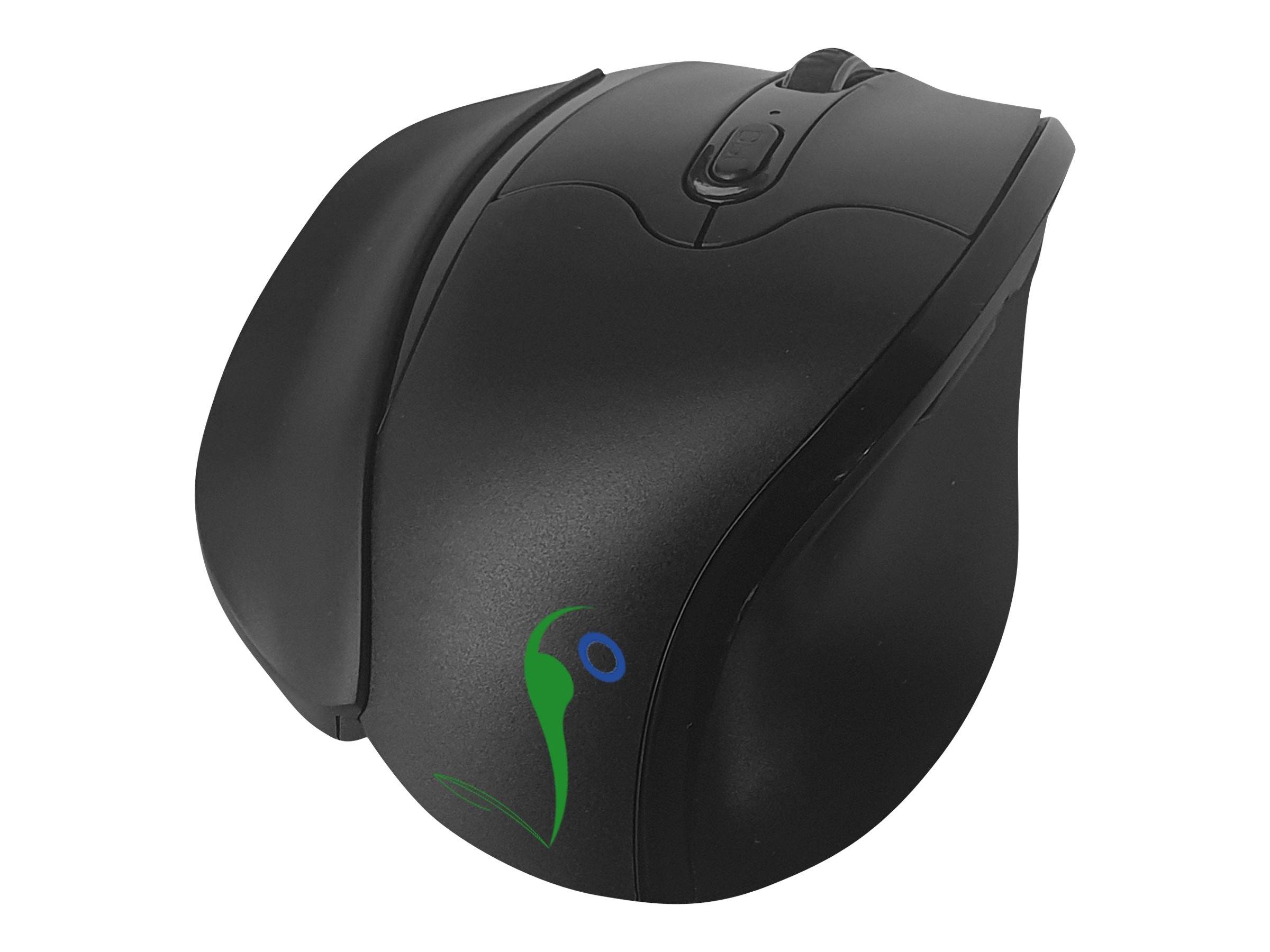 QUINTA - ERGOLEBEN VM - Vertikale Maus - mittlere Größe - ergonomisch - Für Linkshänder - optisch - 5 Tasten - kabellos-0