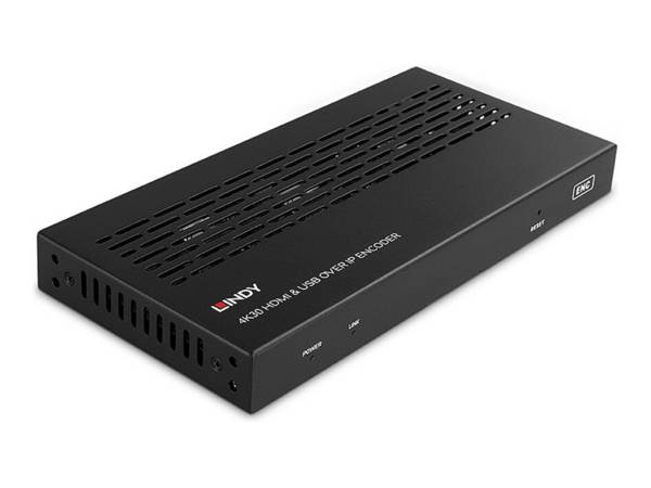 Lindy 4K30 HDMI & USB over IP Encoder Multicast & Videowall - ser.