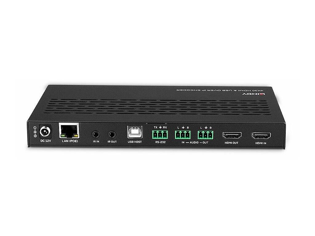 Lindy 4K30 HDMI & USB over IP Encoder Multicast & Videowall - ser.-1