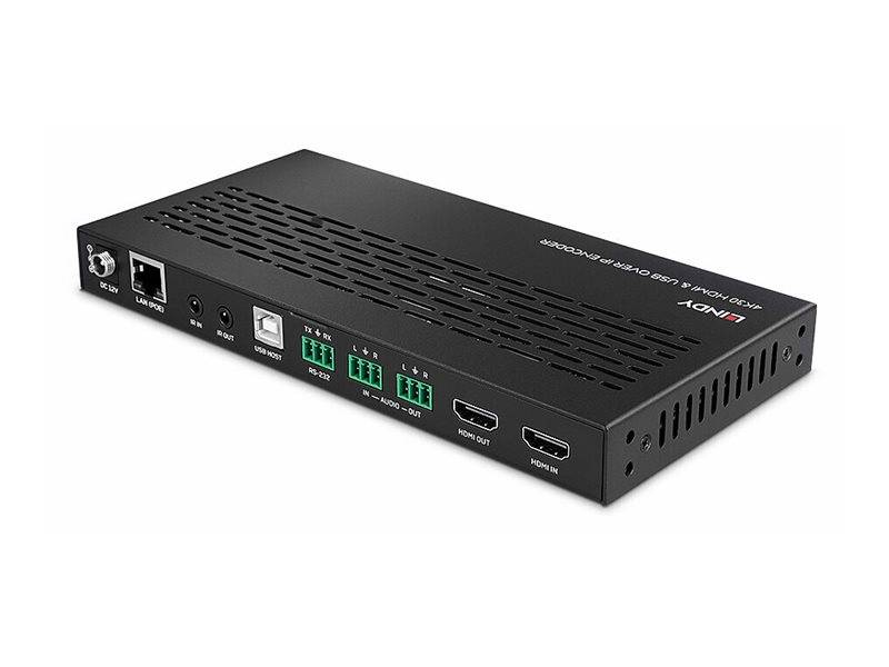 Lindy 4K30 HDMI & USB over IP Encoder Multicast & Videowall - ser.-3