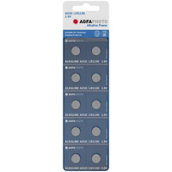AGFAPHOTO - Batterie Alkaline Knopfzelle LR54 V10GA 1.5V - Batterie - LR 54/V10GA